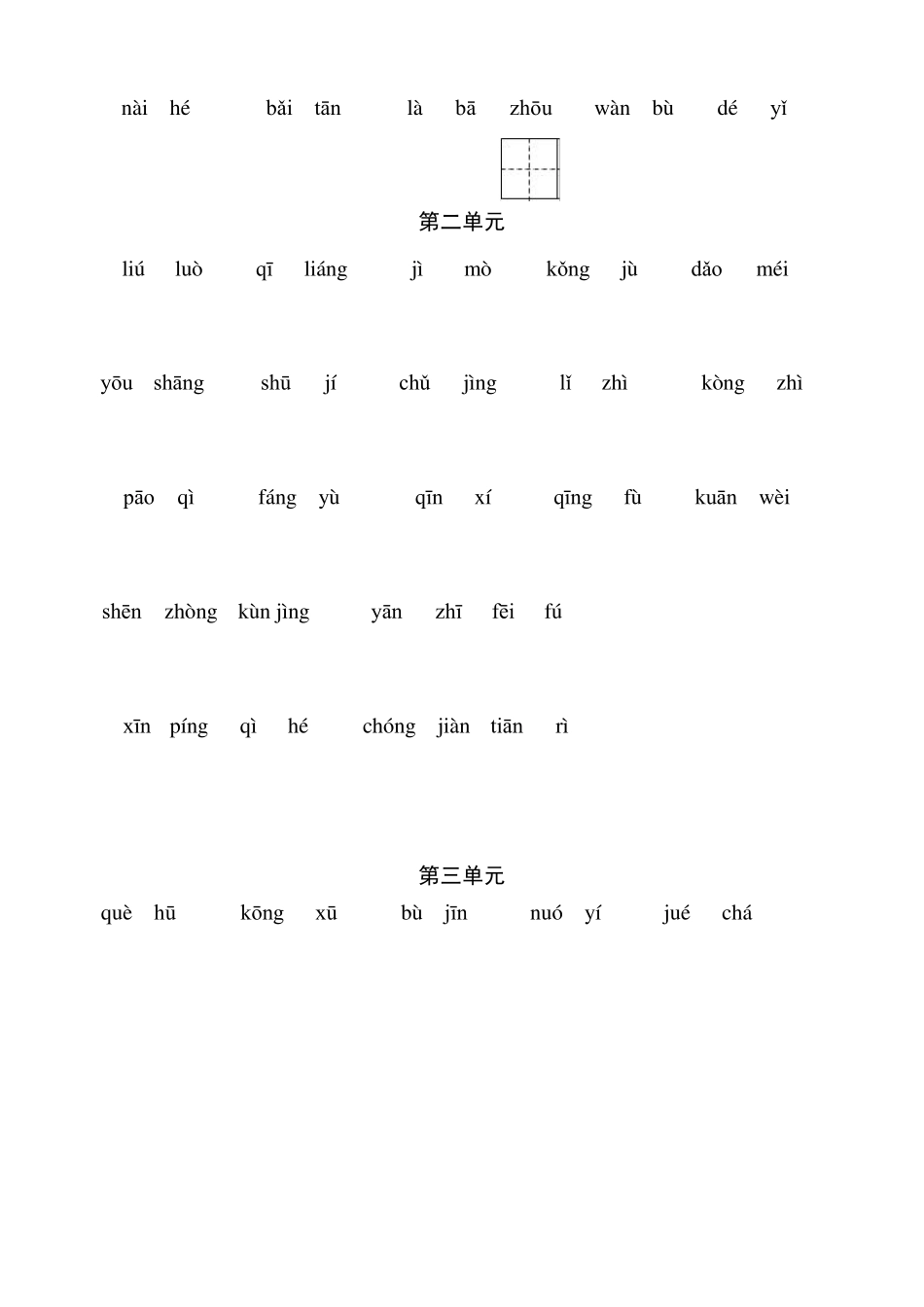 部编六年级下册语文听写与默写汇总(看拼音+古诗课文积累)_第2页