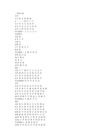 部编版16年级会认字表