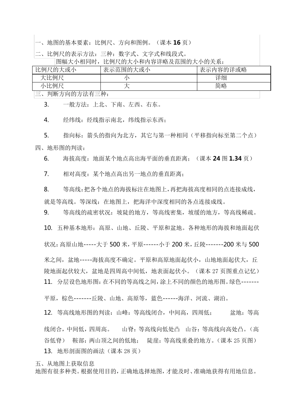 部编版七年级地理上册知识点_第3页