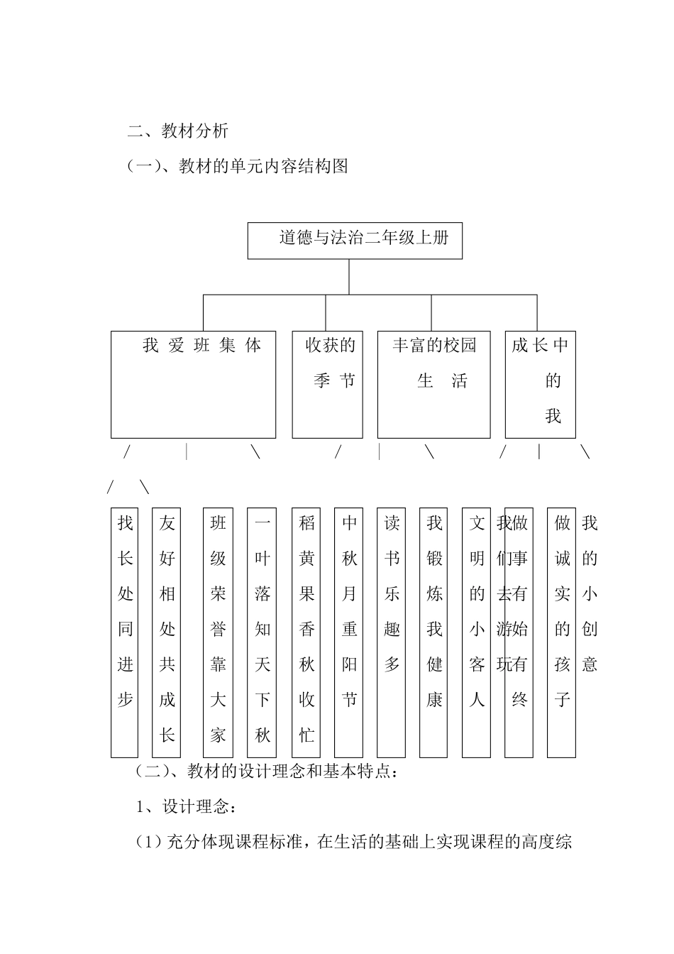 部编版二年级道德与法治上册教学计划_第3页