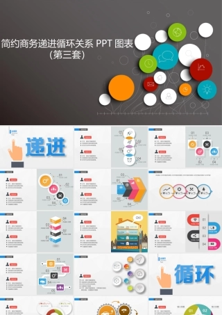 递进循环关系图表