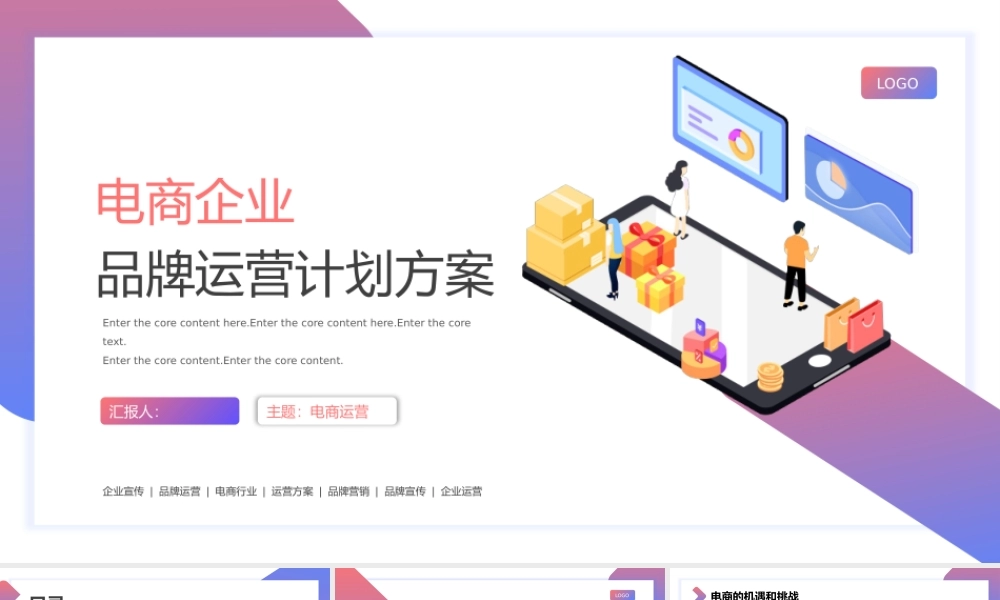 电商企业品牌运营计划方案