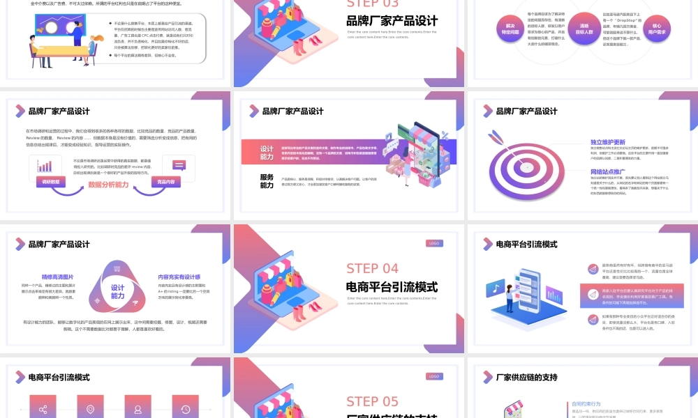 电商企业品牌运营计划方案