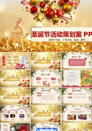 圣诞节活动策划模板