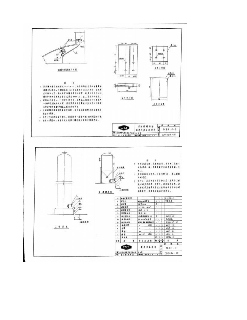 CD90B4-88化工企业静电接地安装通用图_第2页