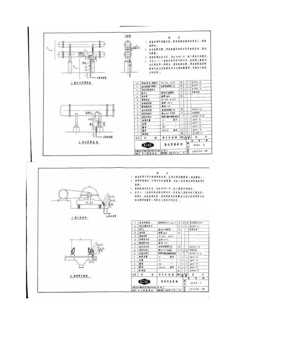 CD90B4-88化工企业静电接地安装通用图_第3页
