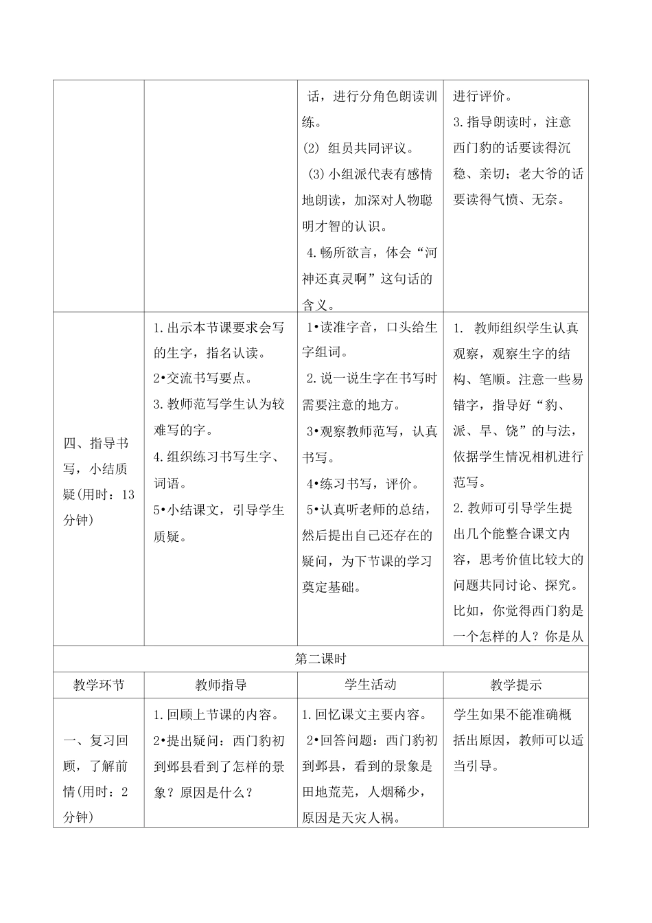 《西门豹治邺》导学案_第3页