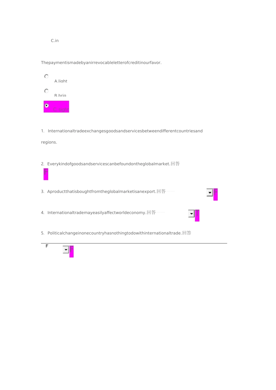 商务英语3形考_第2页