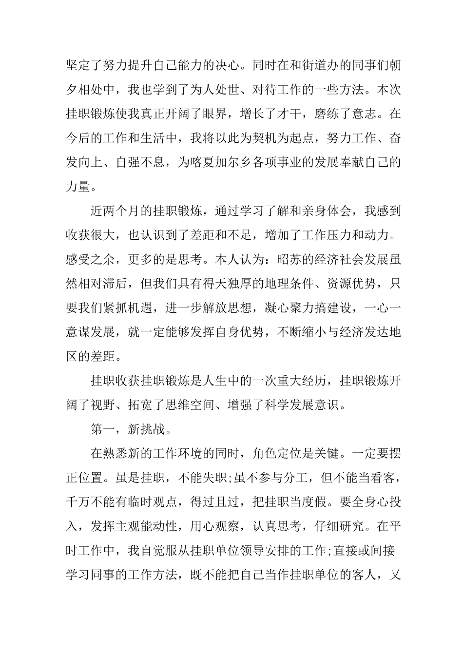 XX村干部挂职心得体会_第3页