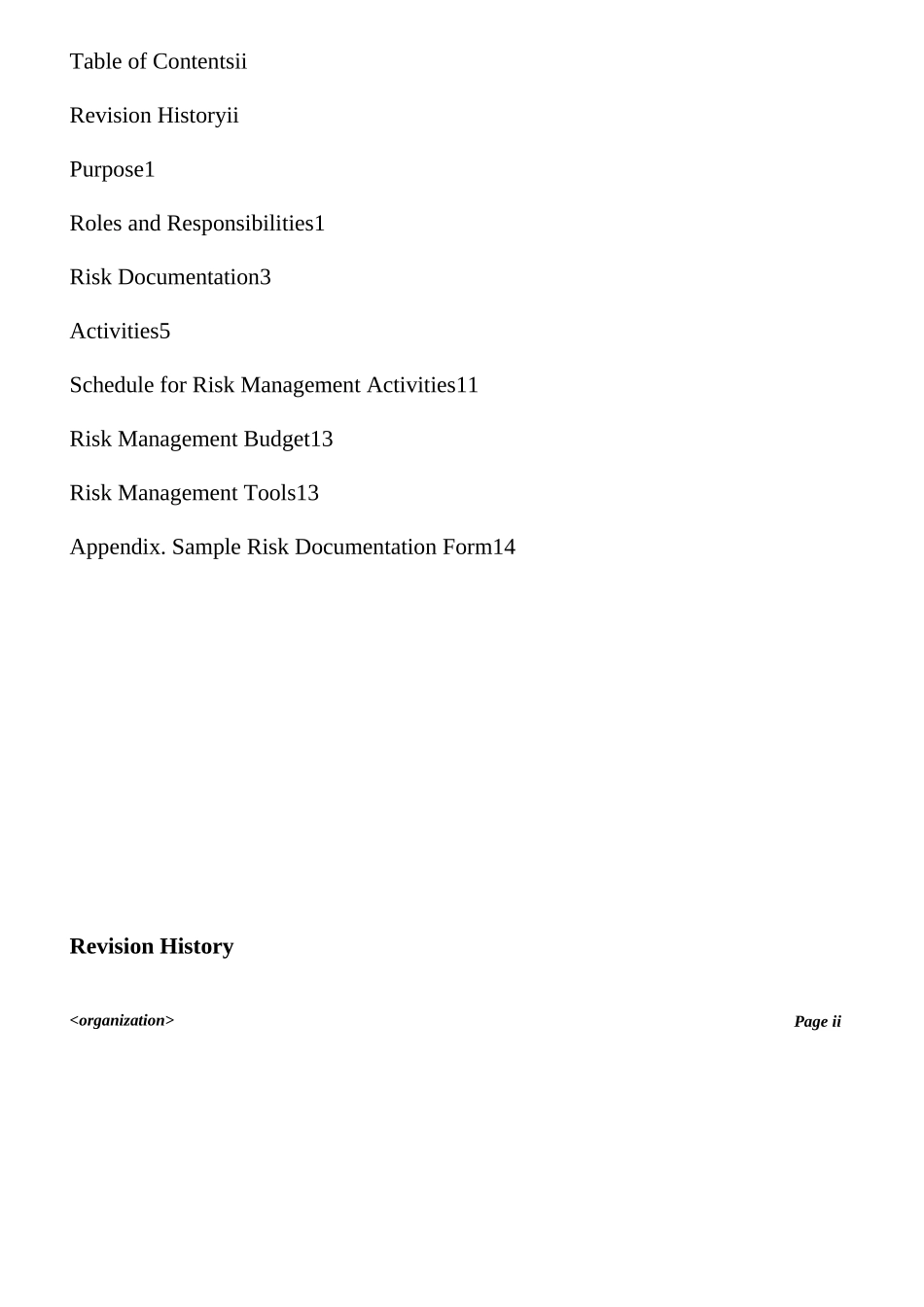 风险管理项目风险管理模板_第2页