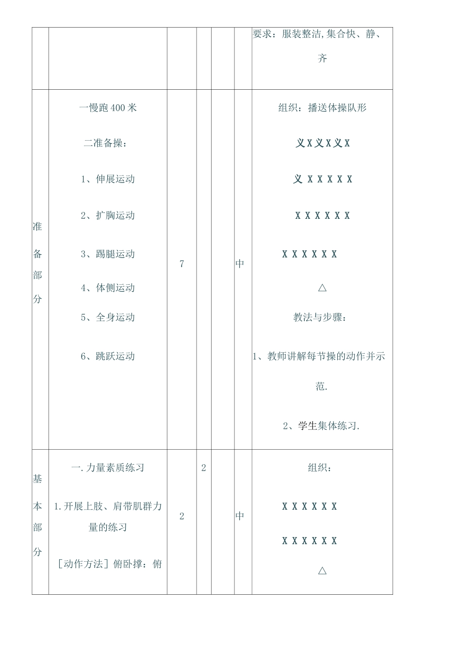 高中体育教案身体素质练习_第3页