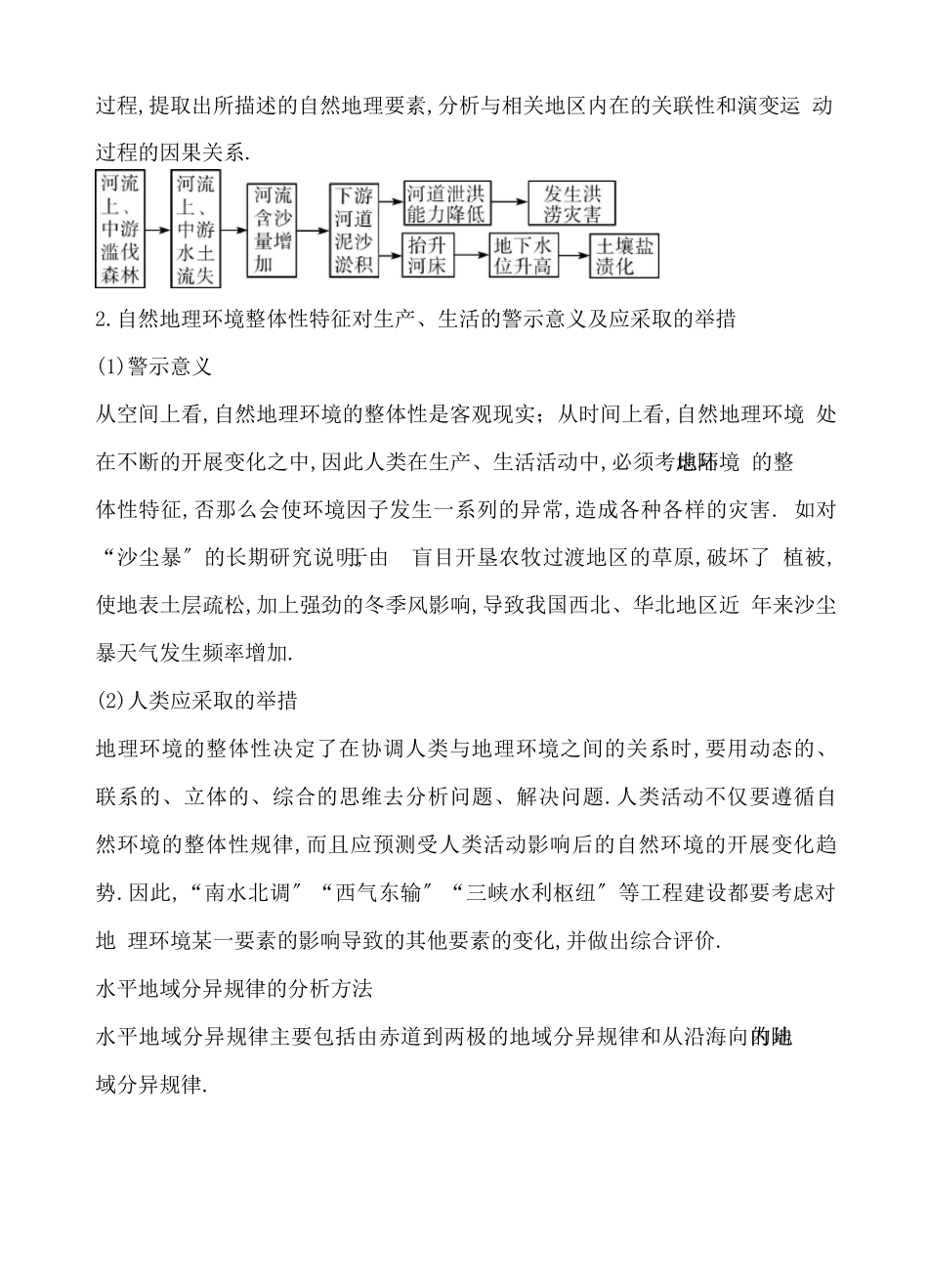 高中地理：自然地理环境的整体性与差异性知识点_第2页