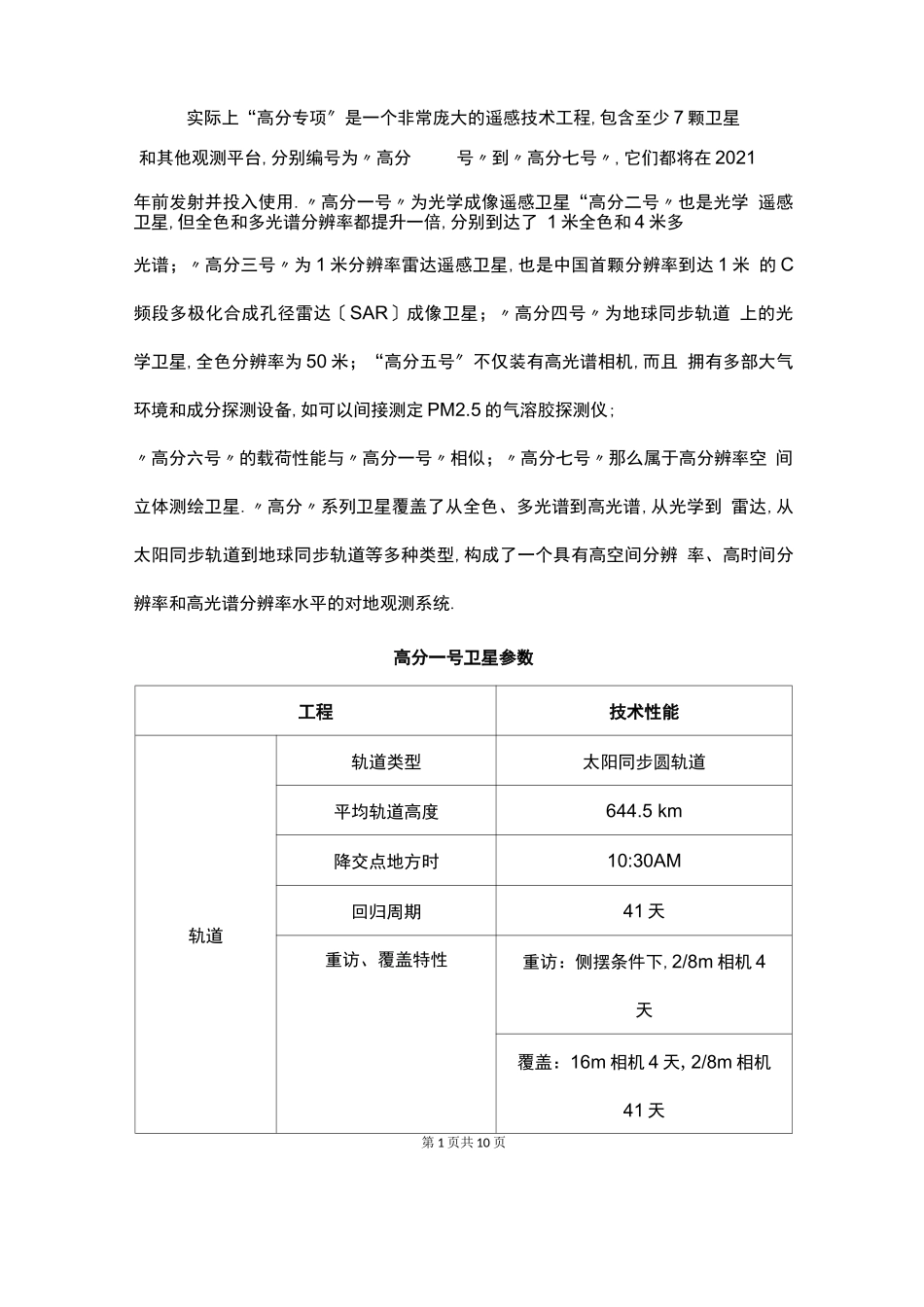 高分系列卫星_第1页