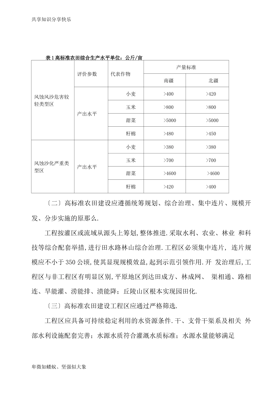高标准农田建设标准_第2页