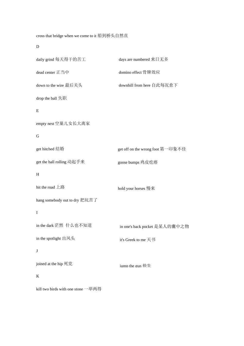 高考英语俚语_第2页