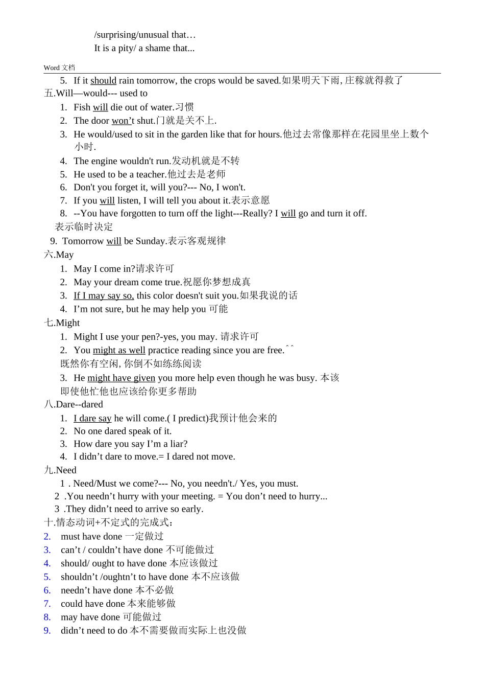 高考英语语法考点_第3页