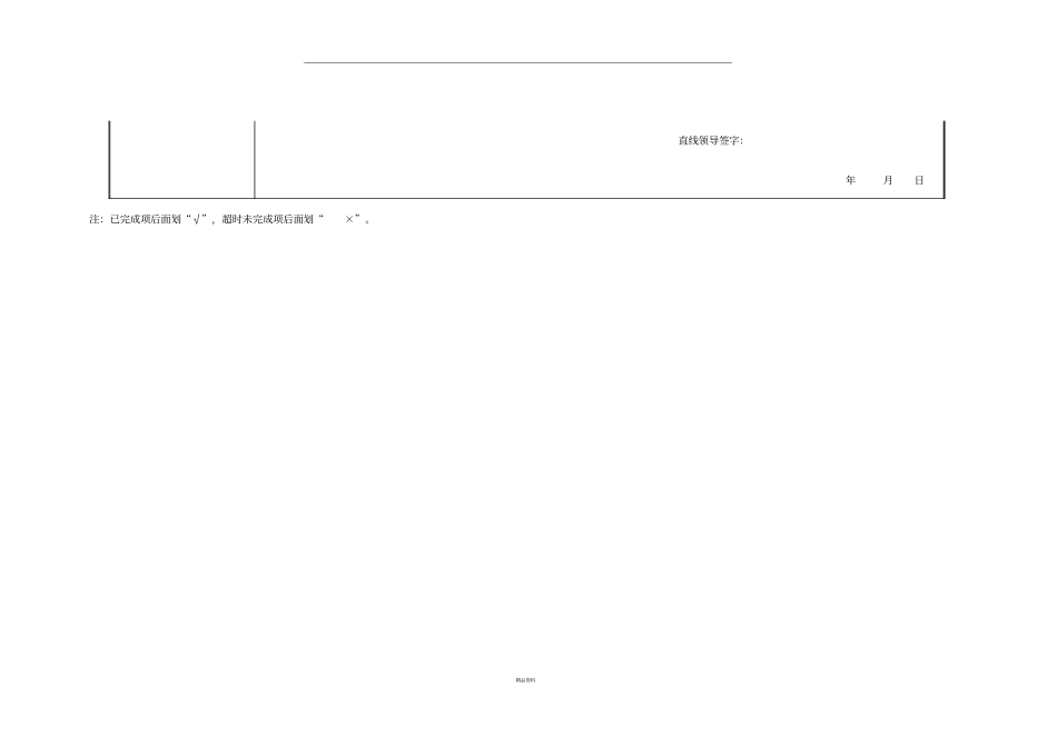 月度个人安全行动计划模版_第2页