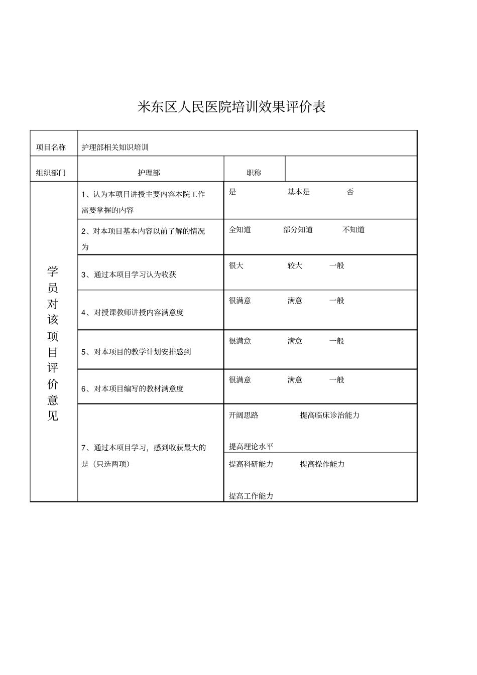 月静脉留置针操作培训试卷_第2页
