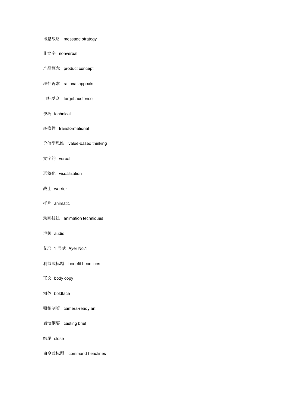 有关广告的英文词汇汇总_第2页