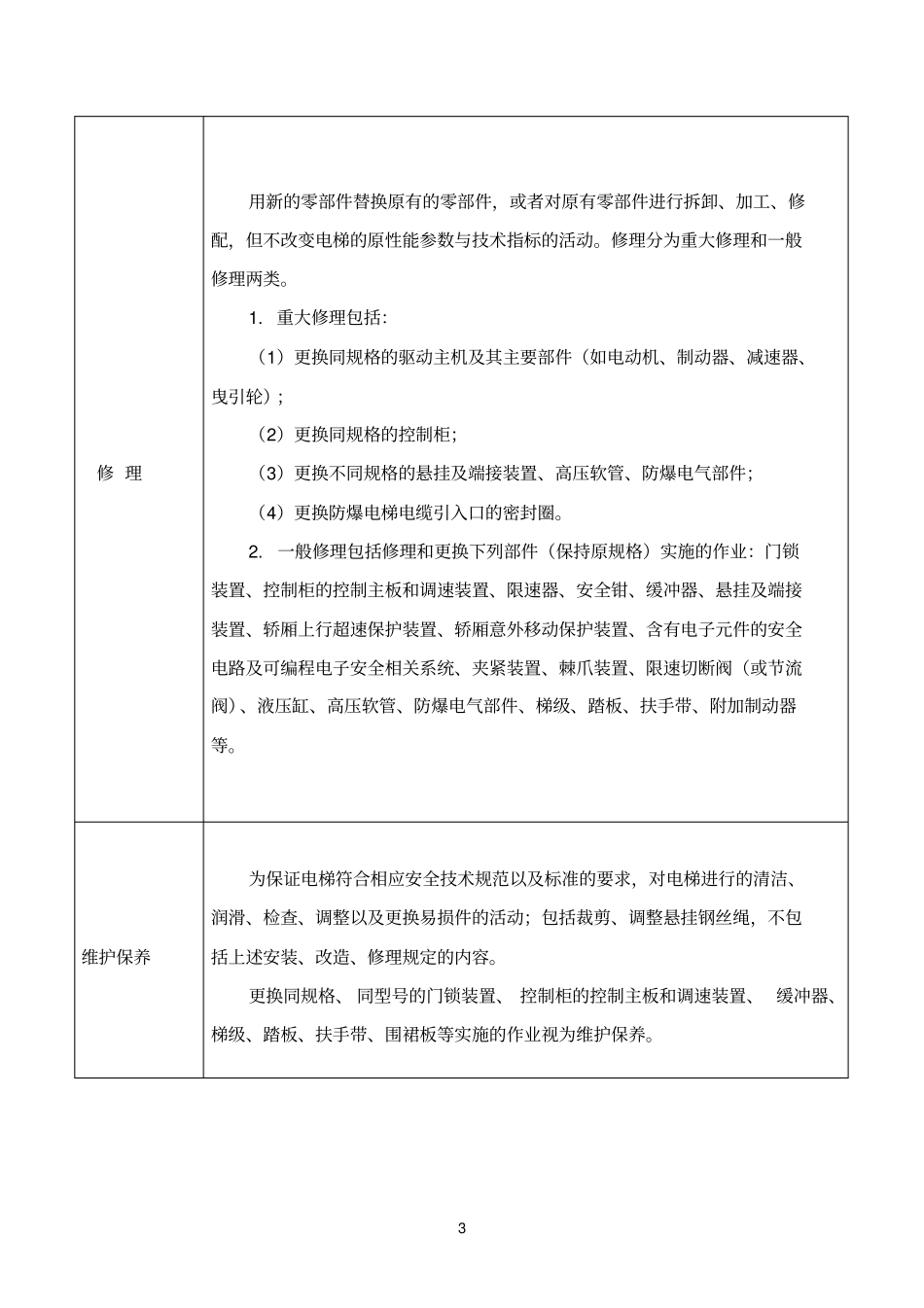 有关电梯维修、改造法律规章_第3页