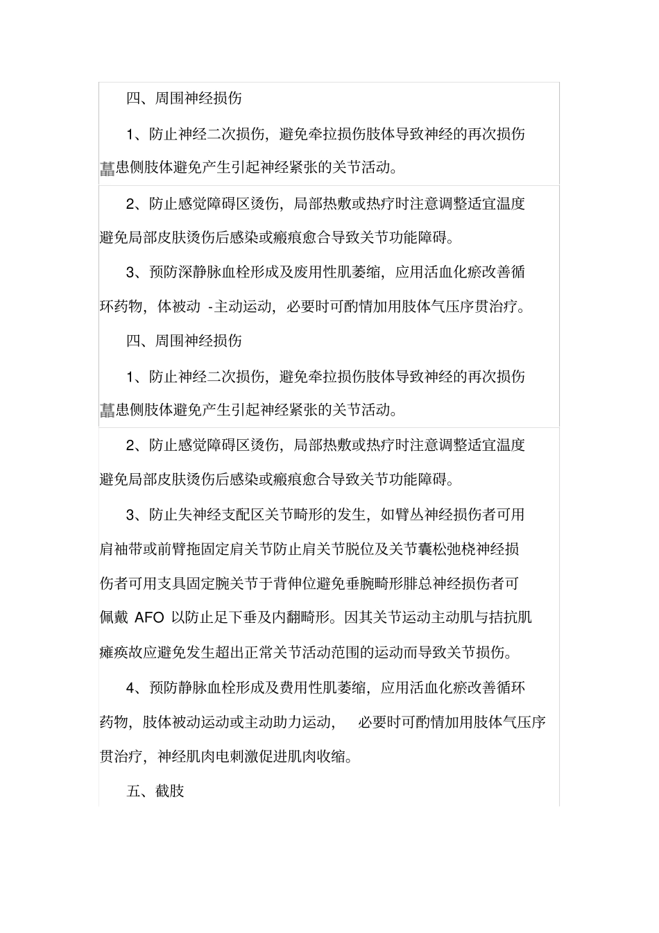 有效落实预防并发症预防二次残疾的具体措施_第3页