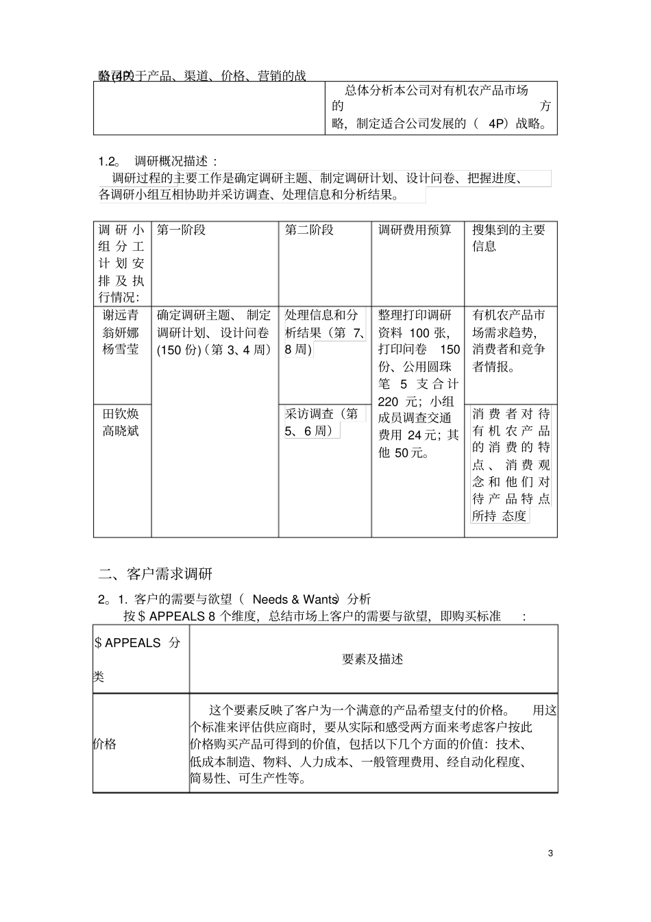 有机农产品场调查报告_第3页