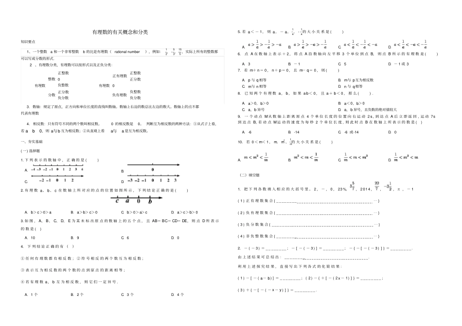有理数的概念及分类_第1页