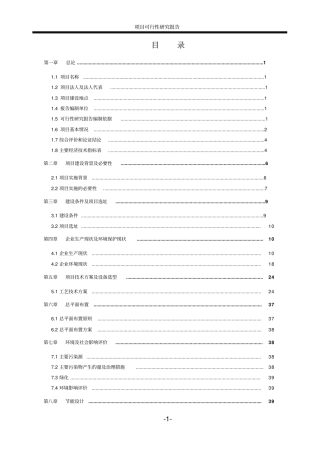 有限公司系统投资节能工程项目可行性研究报告