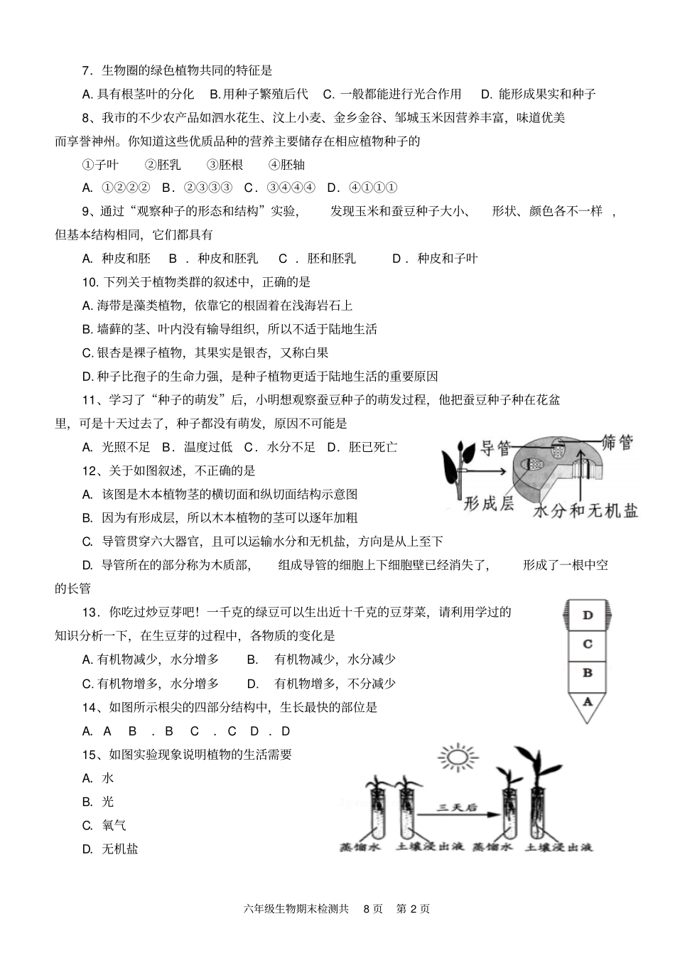 期末检测何敬涛重点讲义资料_第2页