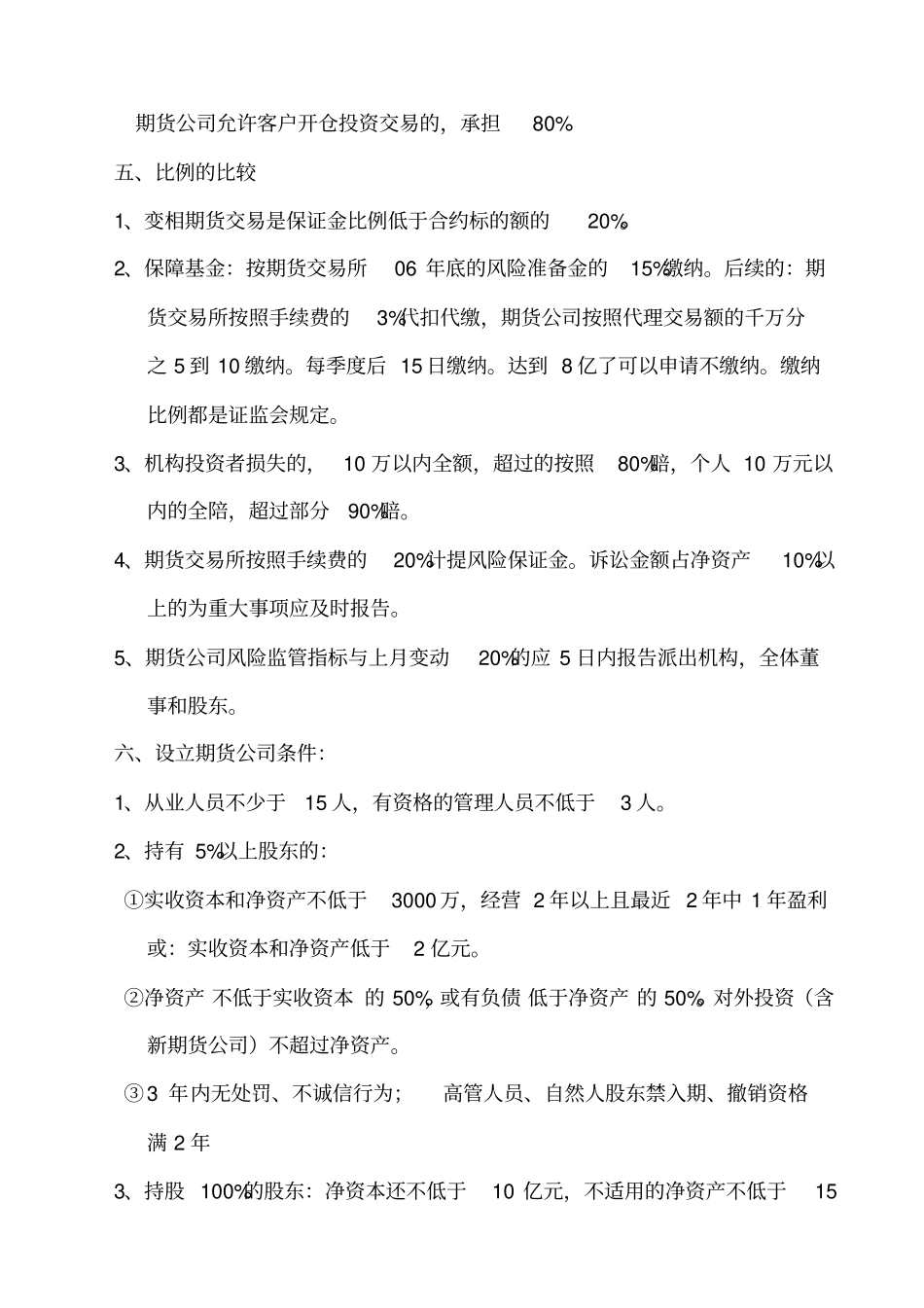 期货法律法规重点记忆精选_第3页