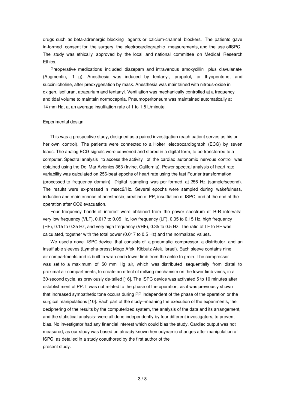 术前应用IPC预防DVT的血流灌注_第3页