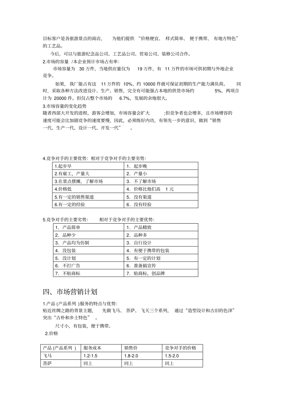 朱砂泥工艺品作坊的创业计划书_第3页