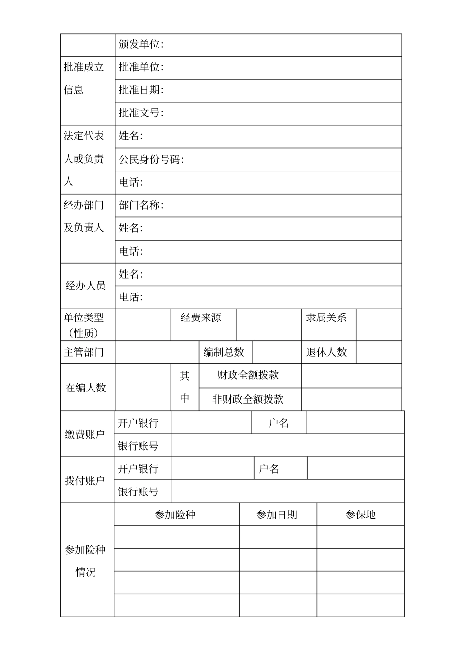 机关事业单位养老保险业务用表格_第3页