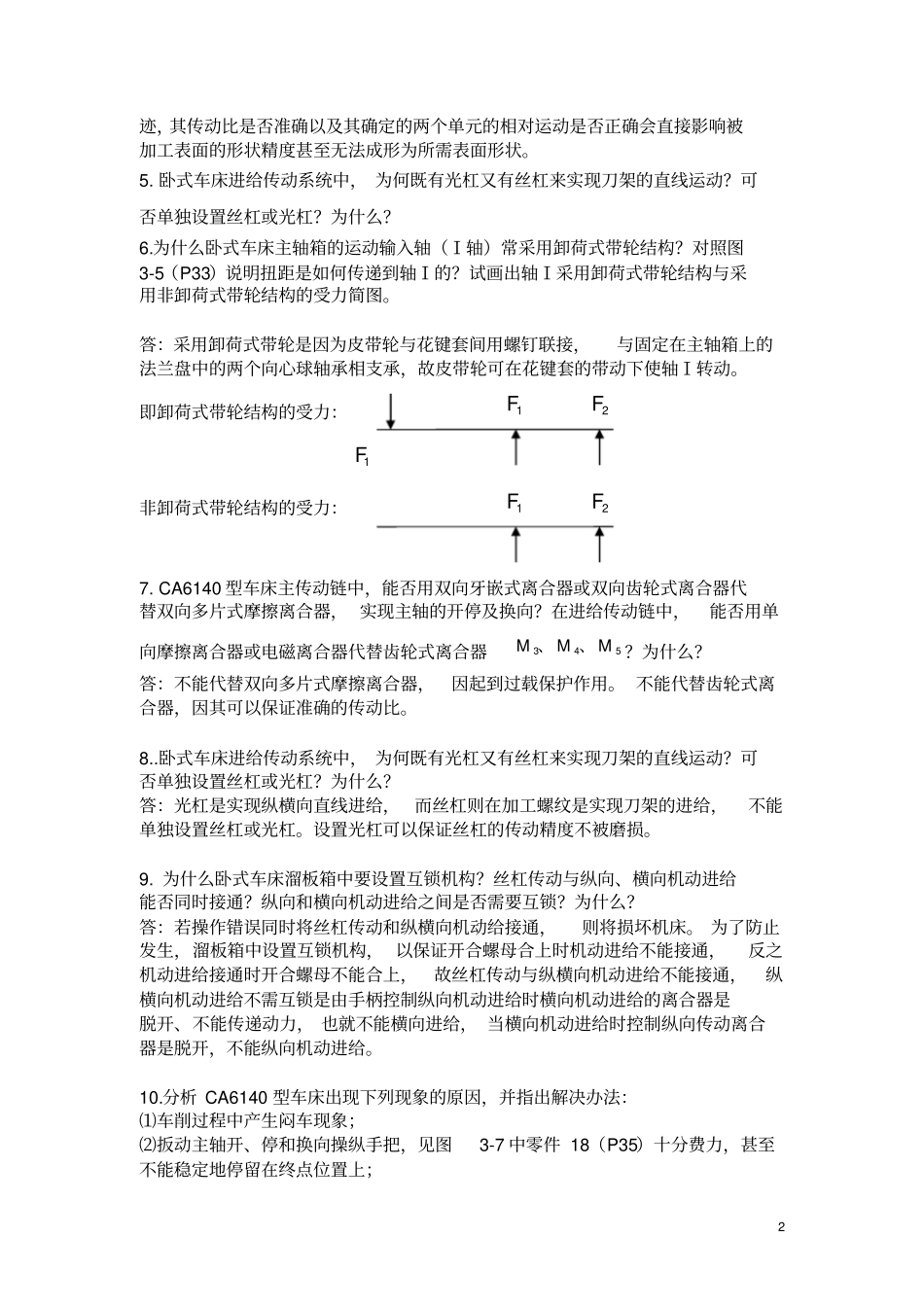 机床习题与答案_第2页