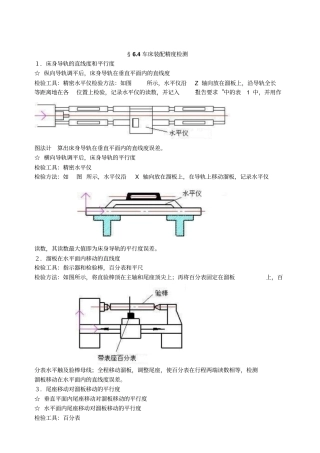 机床精度检测