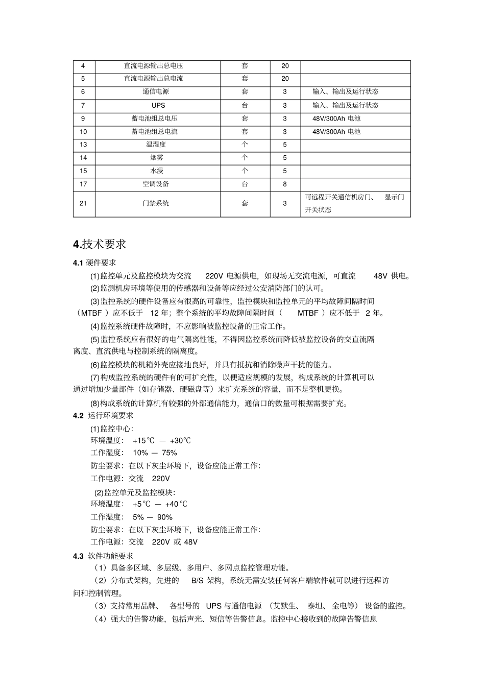 机房动力环境监控系统采购_第3页