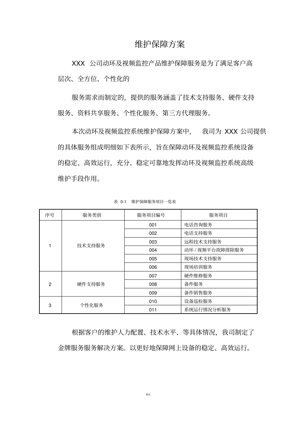 机房动环维保服务细则_第3页