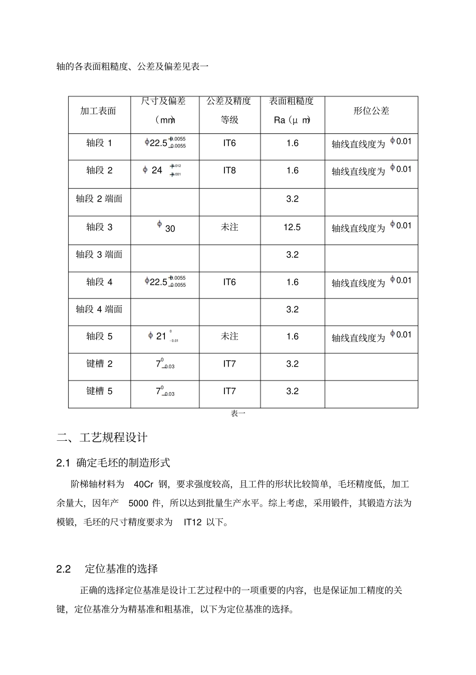 机械制造阶梯轴工艺规程_第3页