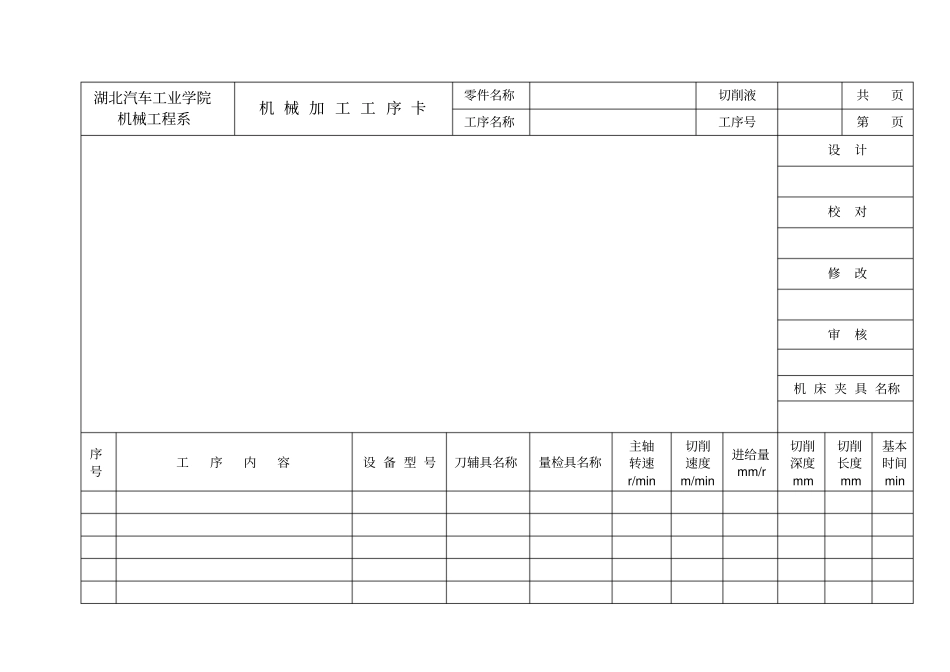 机械加工工艺过程卡及工序卡_第3页