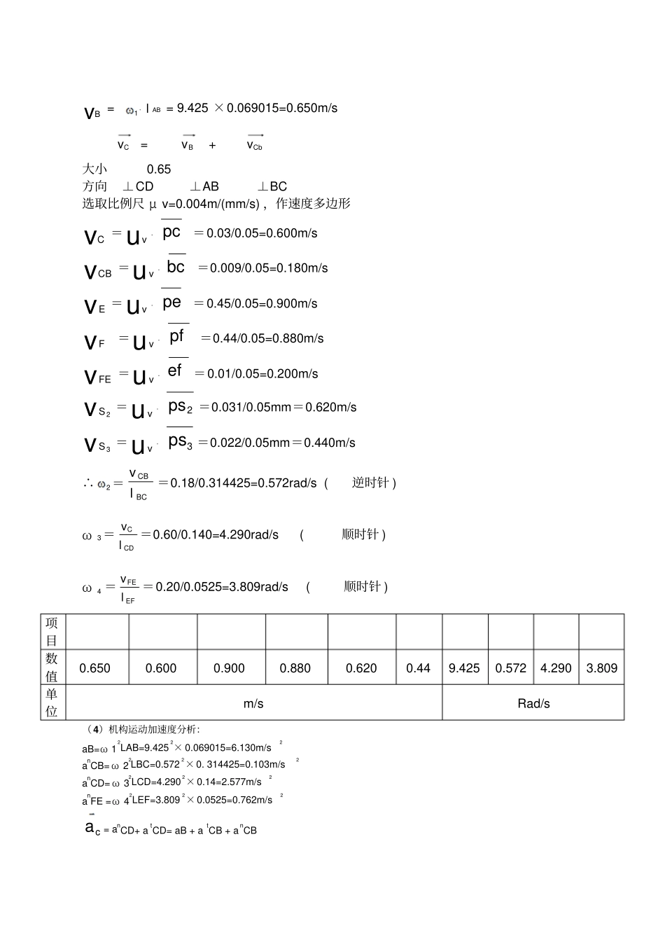 机械原理课程设计压床_第3页