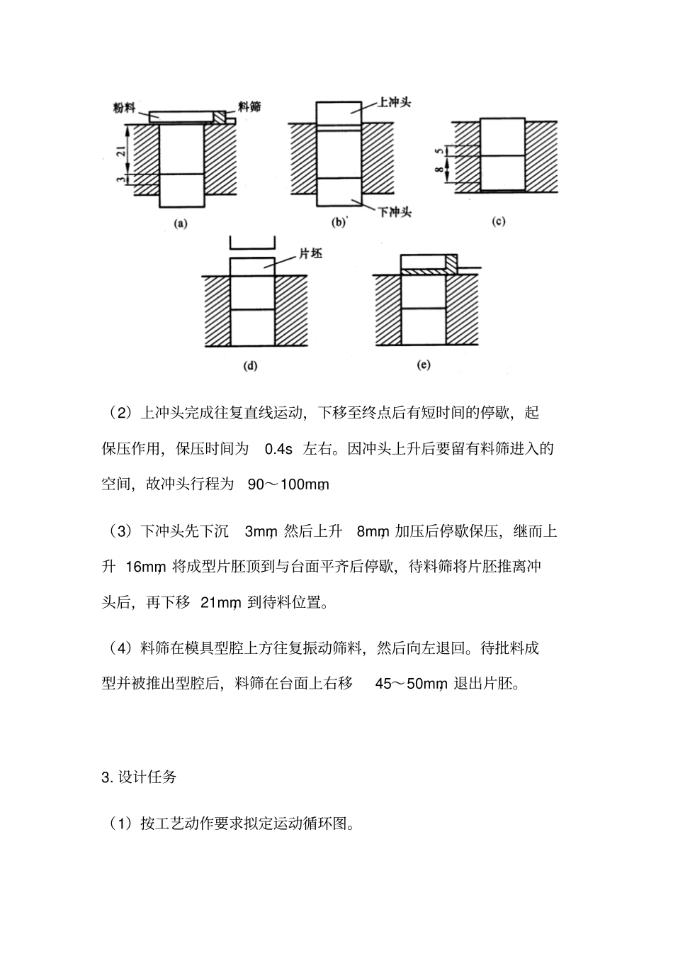 机械原理课设压片成型机_第2页