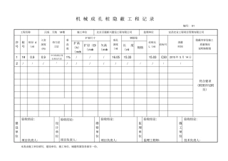 机械成孔桩隐蔽讲解