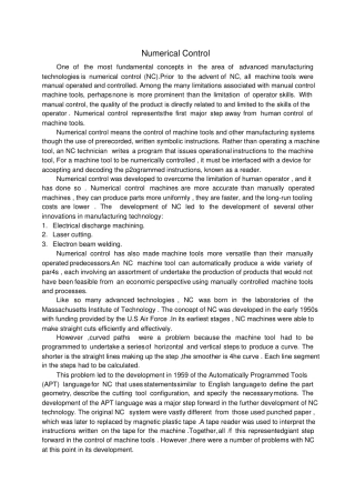 机械类数控外文翻译外文文献英文文献数控