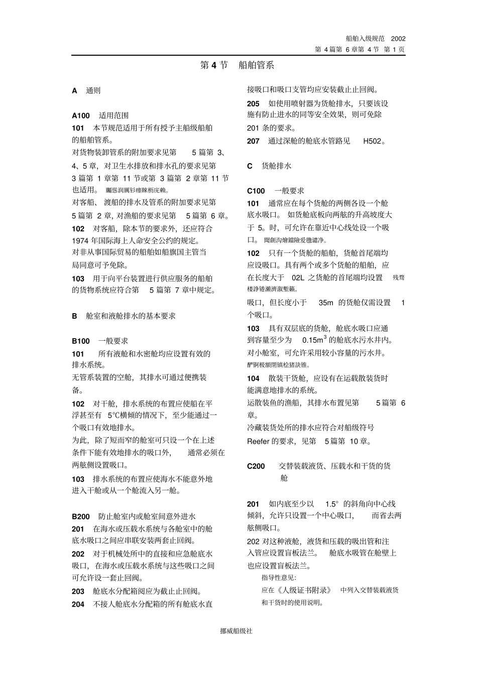 机械设备和完整系统船舶管系_第1页