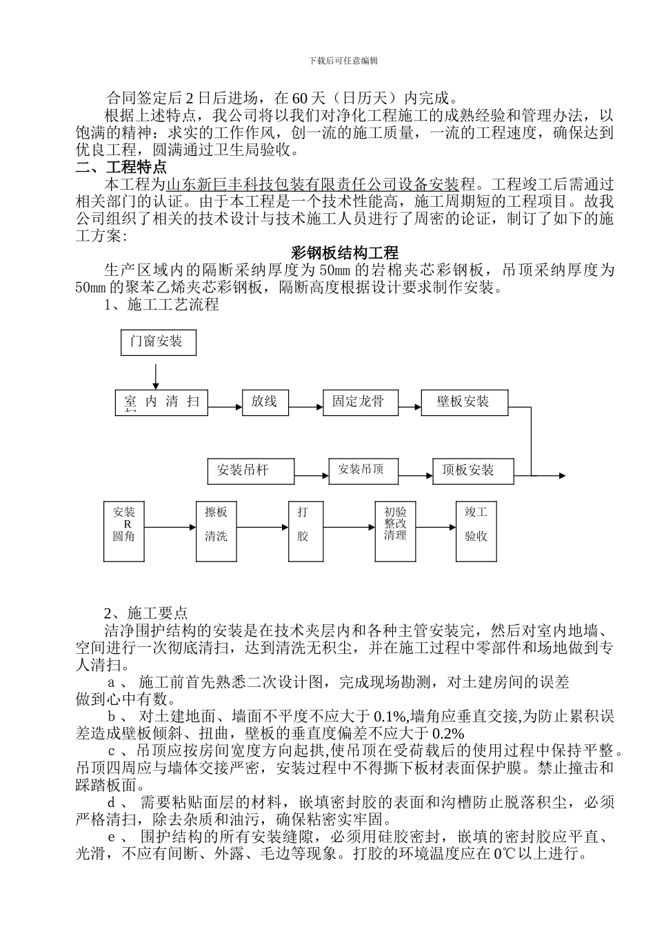 新巨丰净化施工组织方案_第3页