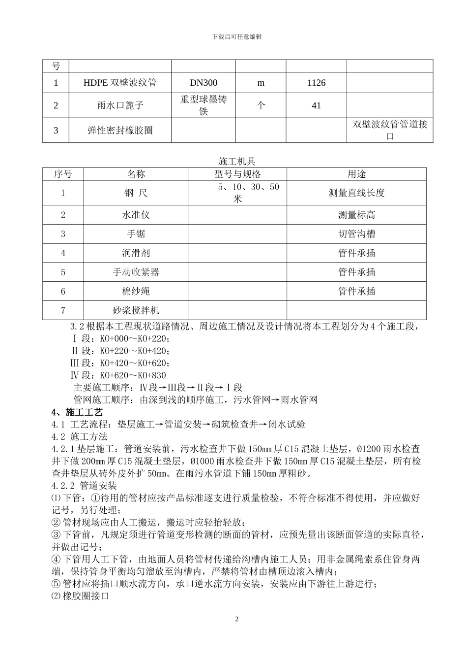 新建路雨污水施工方案_第2页