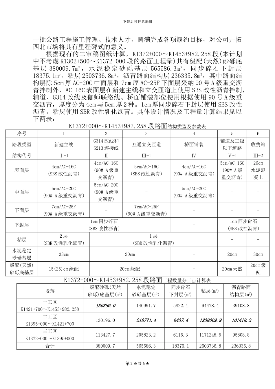 新疆AK-3标路面工程施工培训计划_第2页