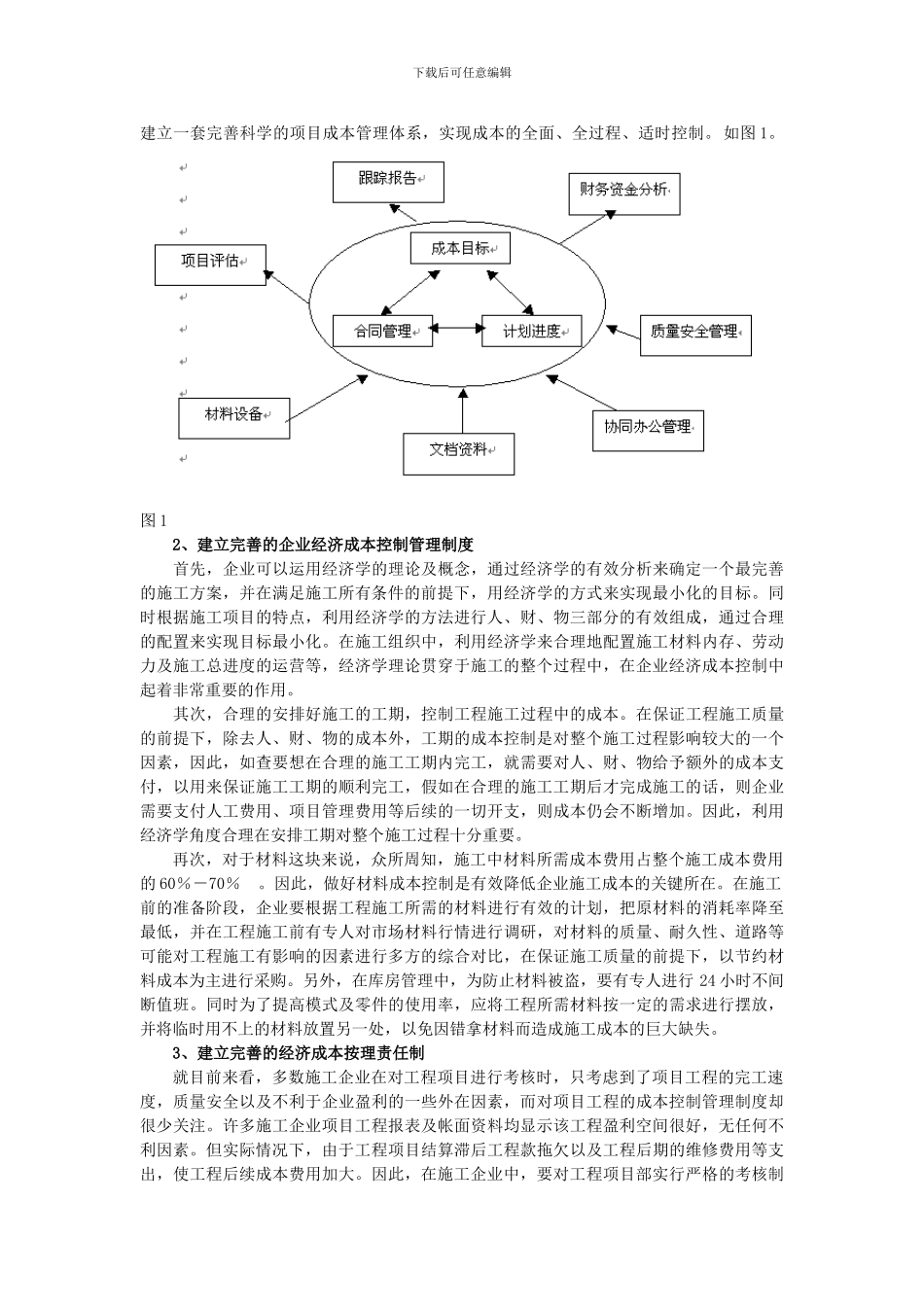 施工企业进行成本控制的经济措施探讨_第2页