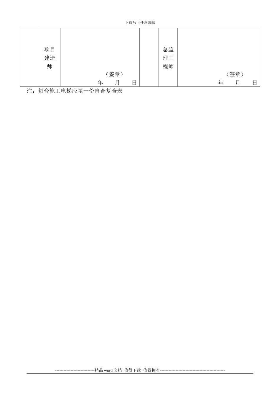 施工升降机自查、复查表_第3页