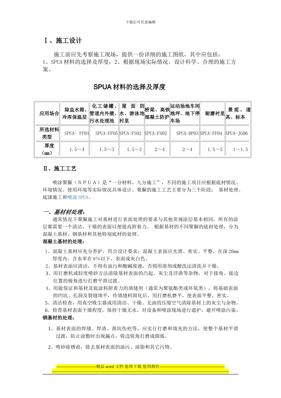 施工工艺及喷涂设备_第1页